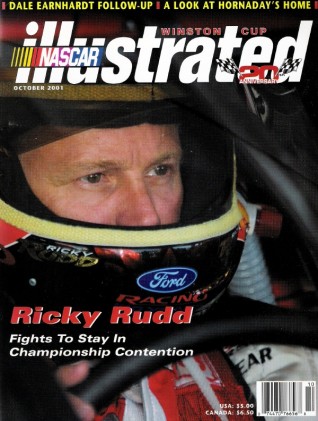 NASCAR ILLUSTRATED MAGAZINE 2001 OCT -